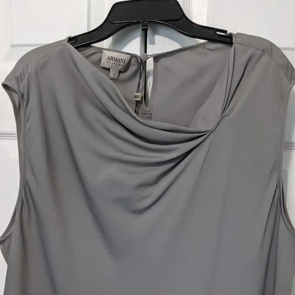 Armani Collezioni Silk Sleeveless Blouse - Picture 6 of 10